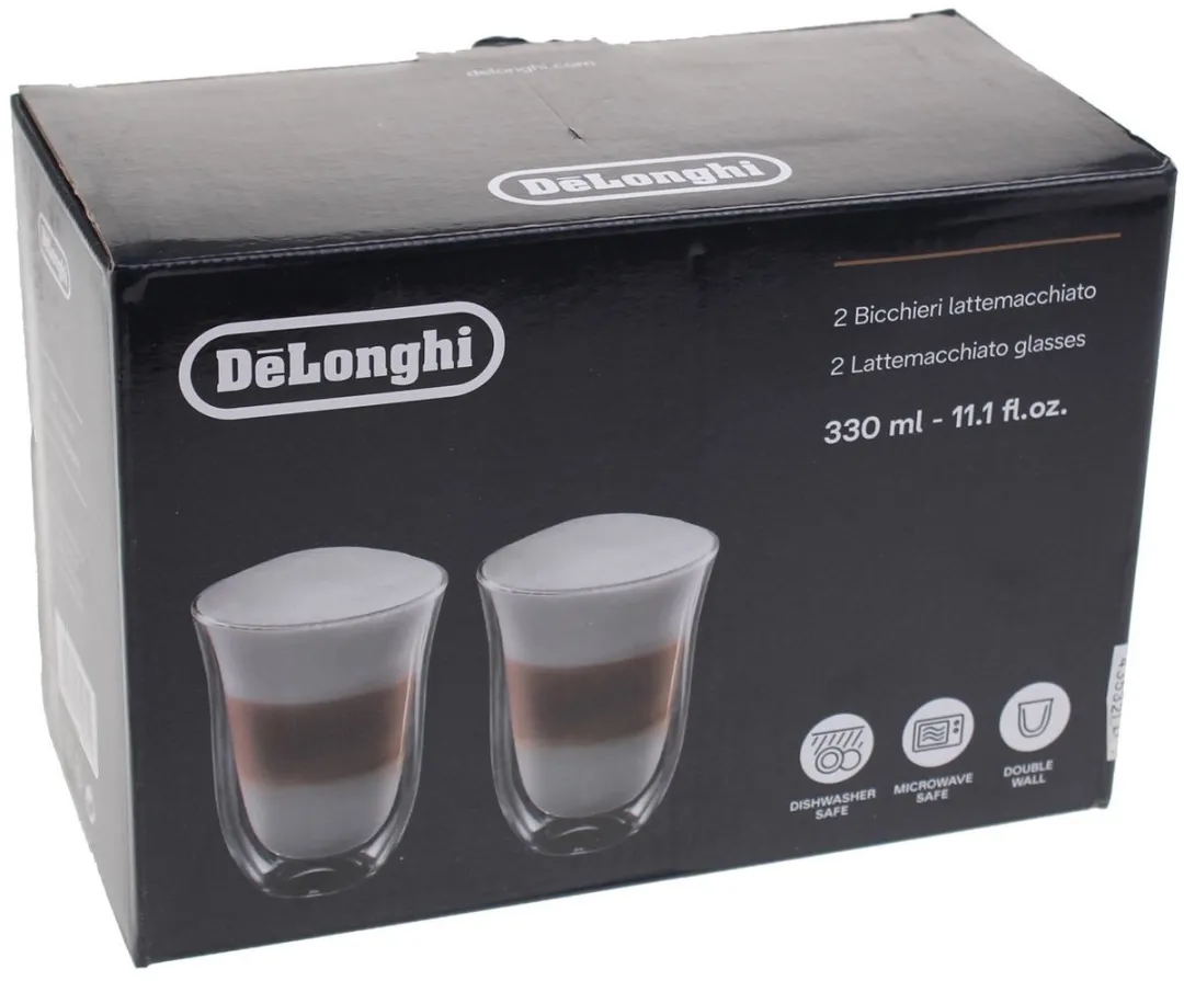 De'Longhi Latte Macchiato Glazen