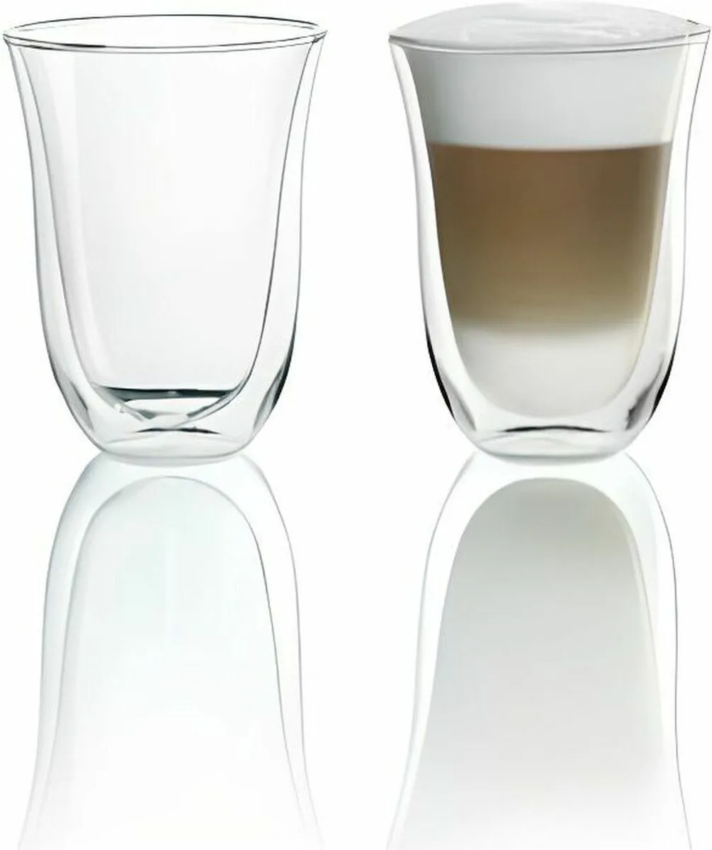 De'Longhi Latte Macchiato Glazen - 2 Stuks - 5513214611