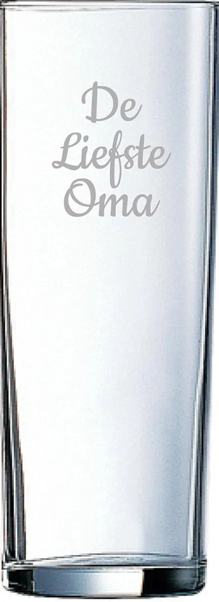 Arcoroc Gegraveerd Longdrinkglas De Liefste Oma 31cl