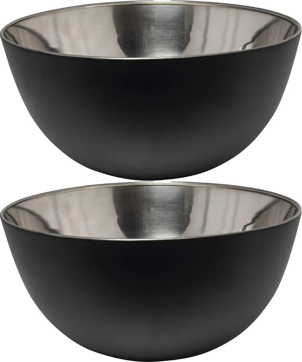 Svenska Living Kommetjes Mat Zwart RVS D13 x 7cm