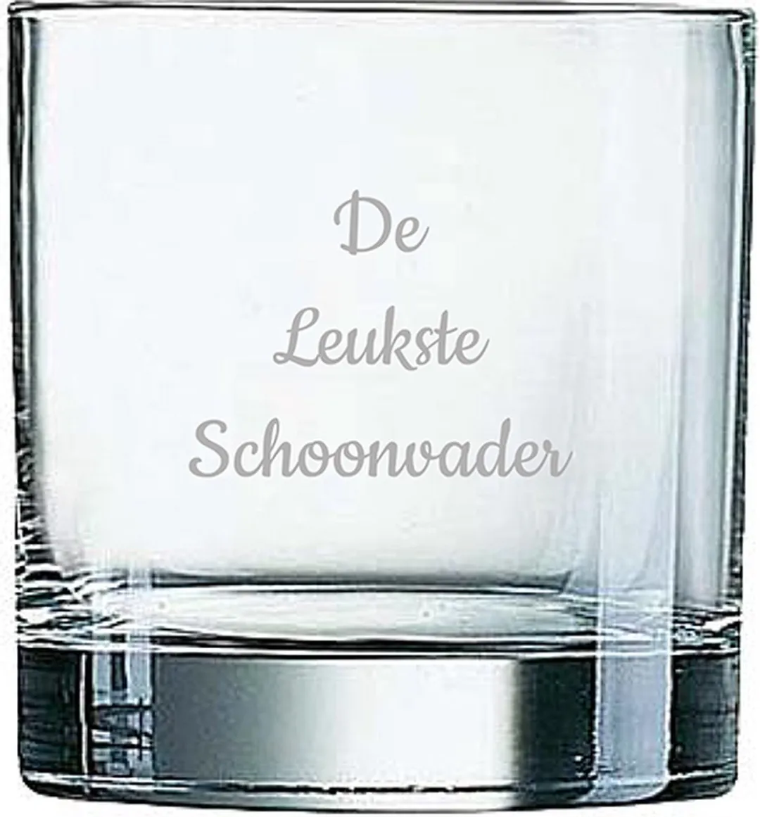 Arcoroc Whiskeyglas Gegraveerd 38cl