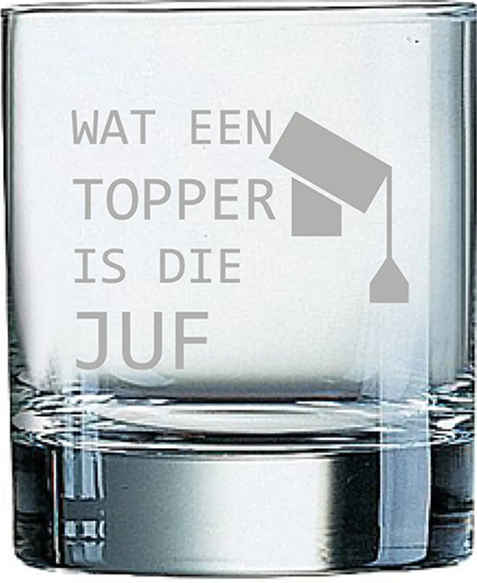 Arcoroc Whiskeyglas Gegraveerd