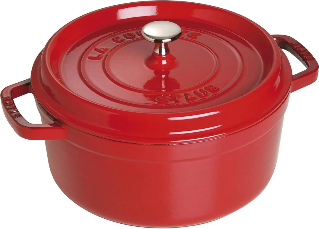 Staub Braadpan Kersenrood 24cm