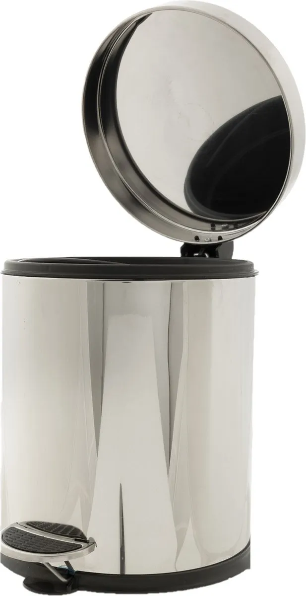 Cosy&Trendy Pedaalemmer 5L - Zilver