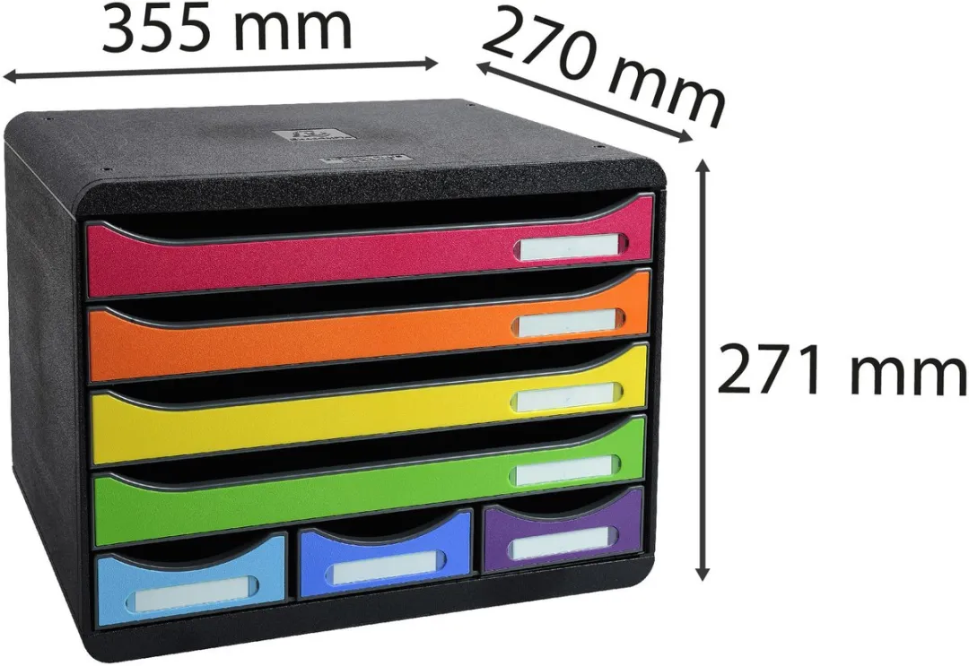 Exacompta Ladenbox Harlekijn 307798D - 5 Vakken