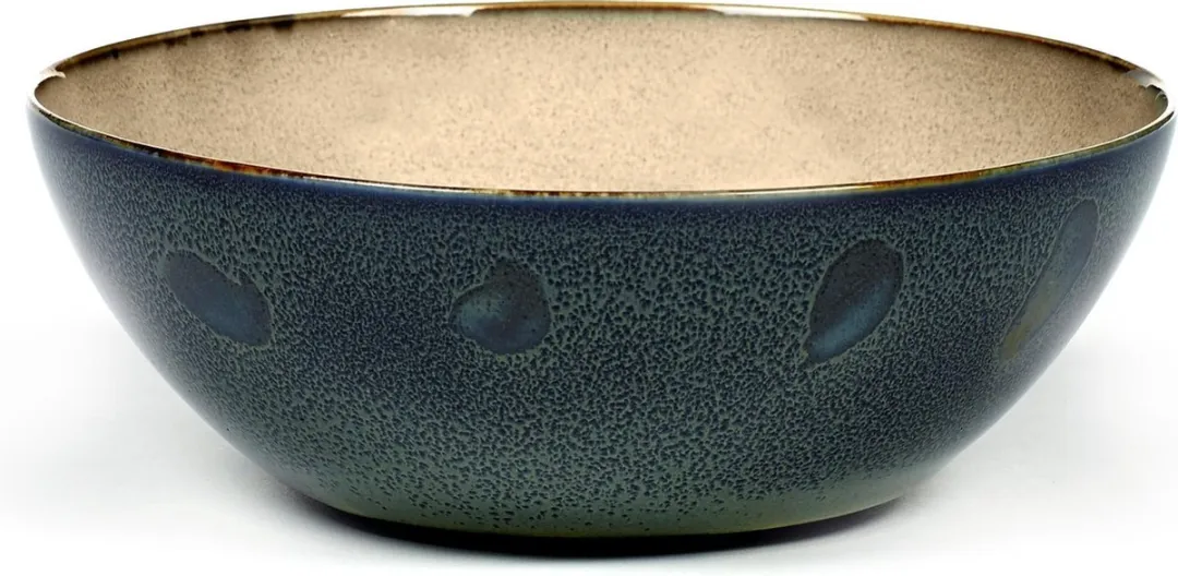 Serax Terres de Rêves Bowl XL Misty Grey/Dark Blue