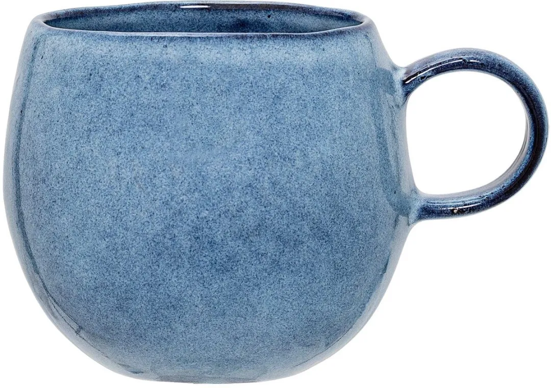 Bloomingville Sandrine Kopje - Blauw Steen - ø8.5cm