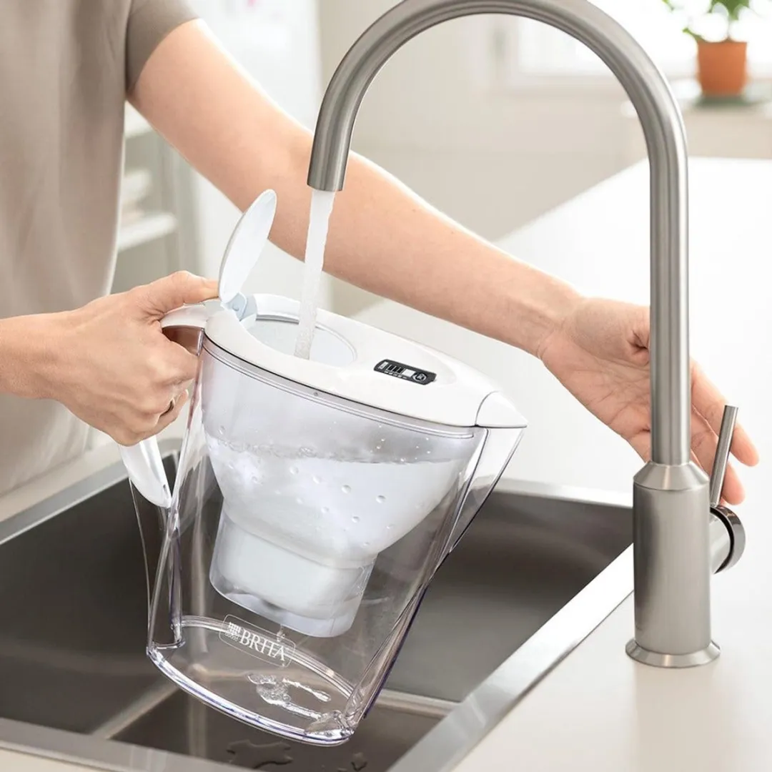 BRITA Marella XL Waterfilterkan 3,5L Wit - MAXTRA PRO PFAS-filter - 6 Stuks