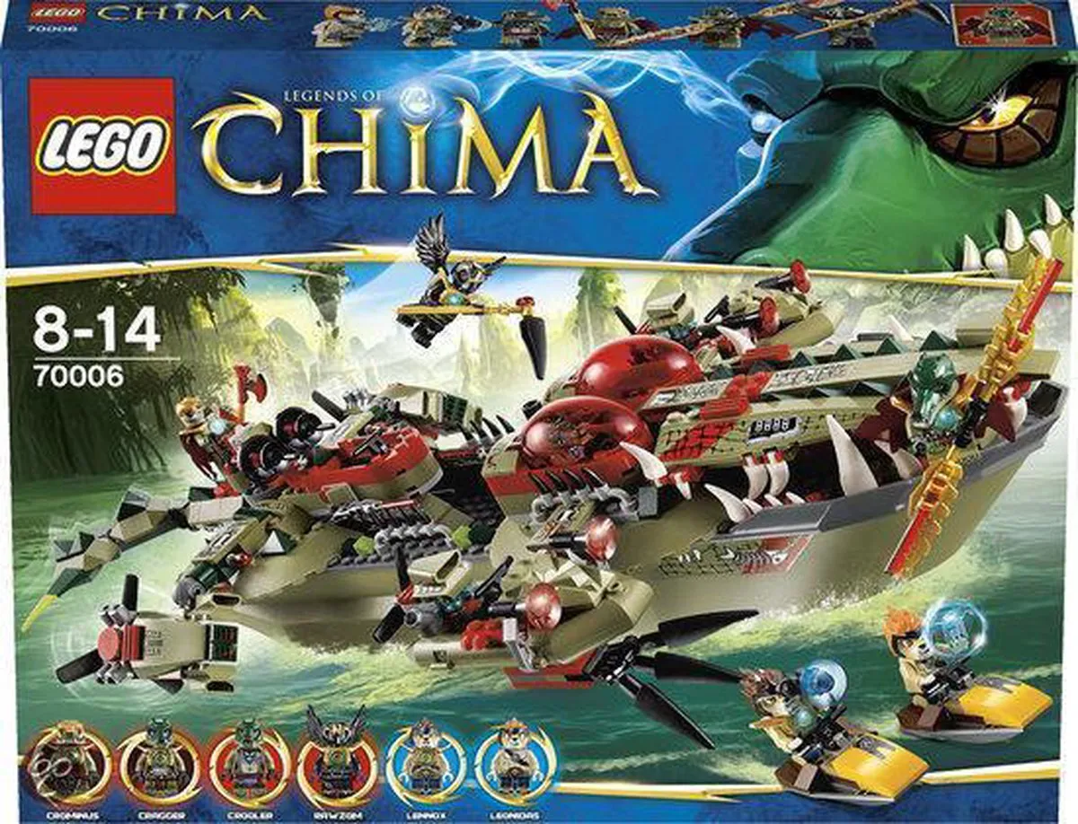 LEGO Chima Cragger's Commando Schip 70006 - 609 Stukken