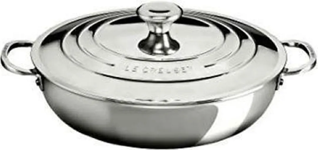 Le Creuset Magnetik Sauteerpan 30cm - 4,30L - Zilverkleurig