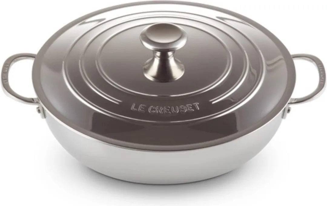 Le Creuset Magnetik Sauteerpan 30cm - 4,30L - Zilverkleurig