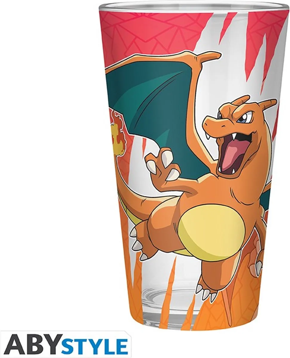 Pokémon Charizard Drinkglas - Transparant