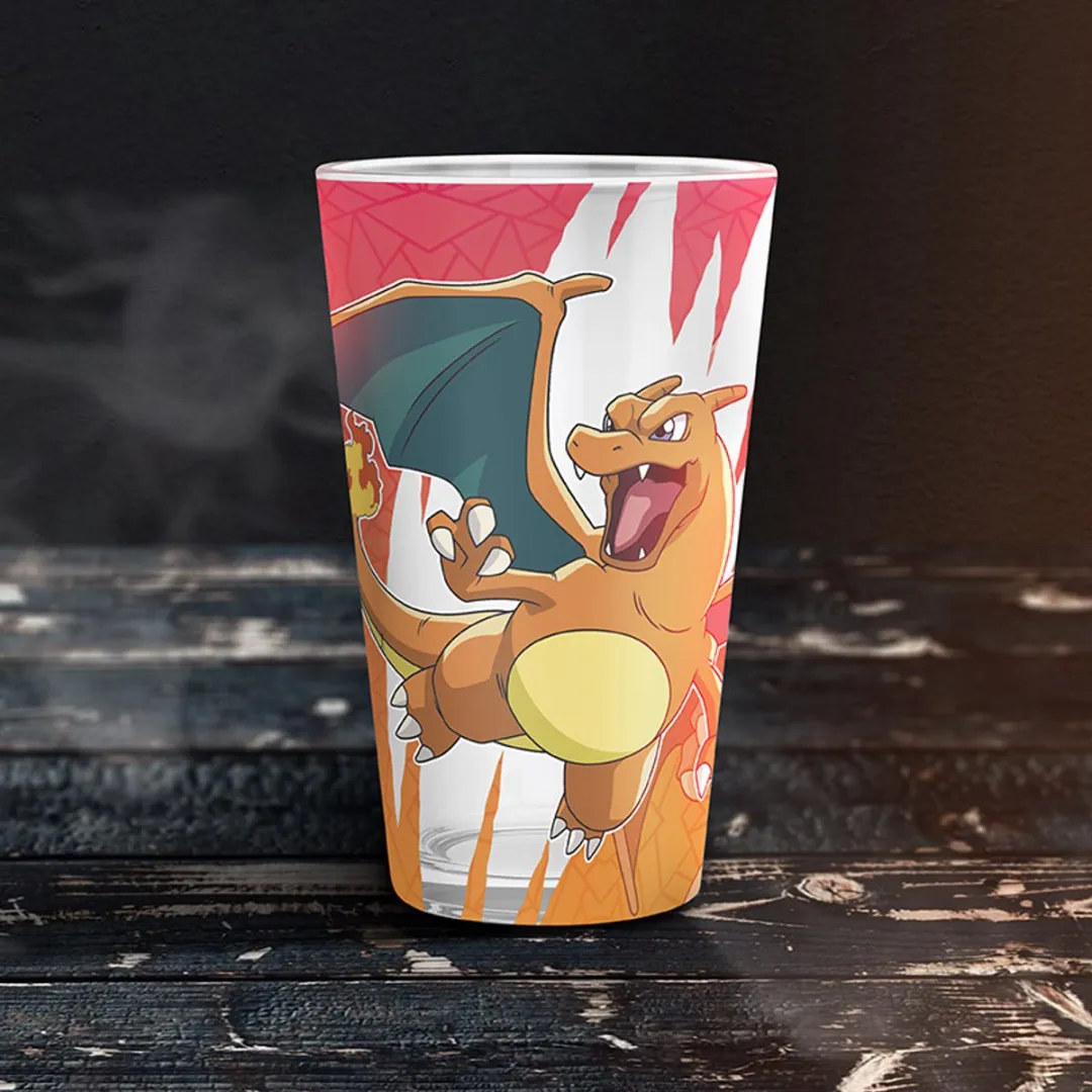 Pokémon Charizard Drinkglas - Transparant