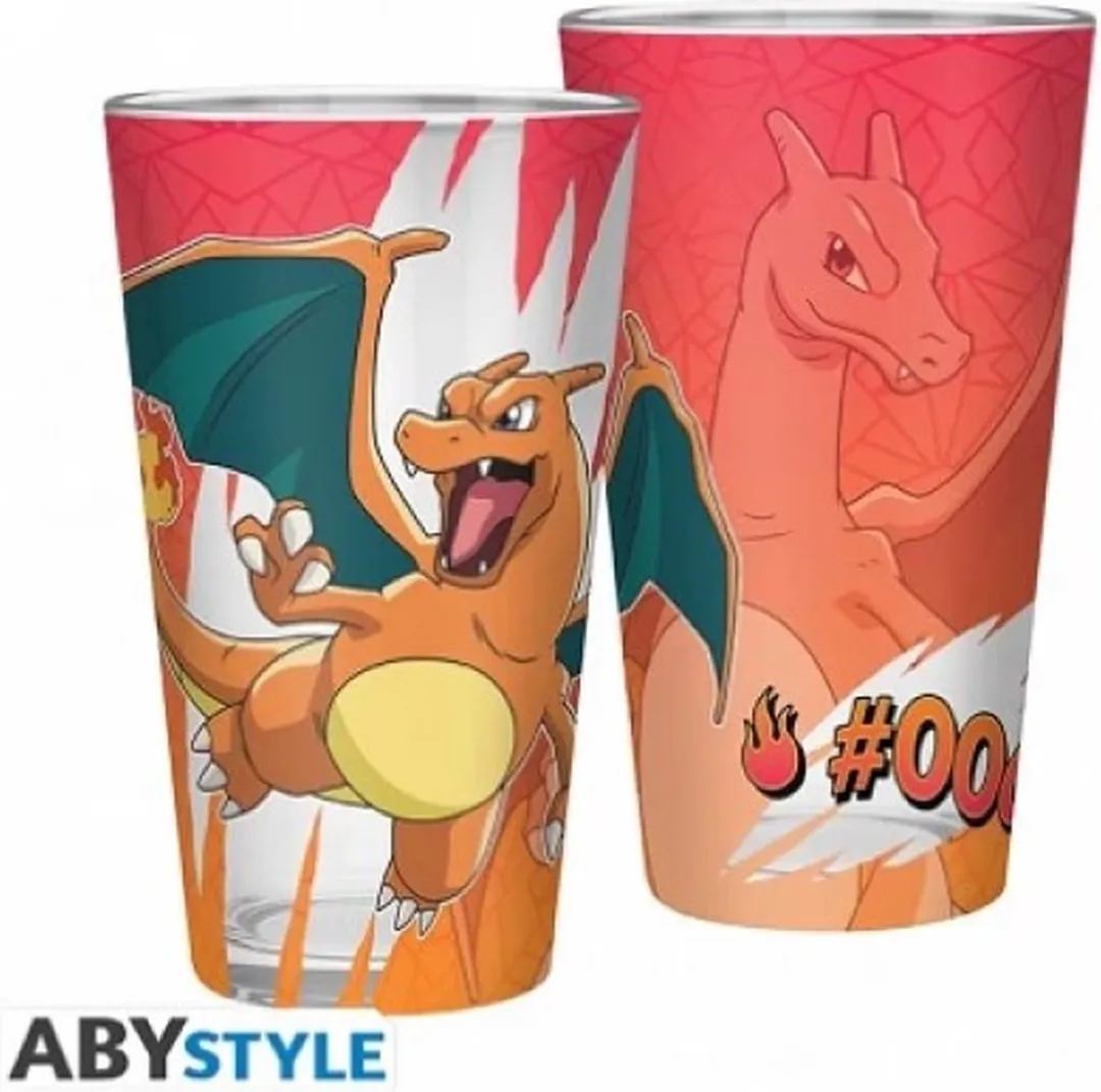 Pokémon Charizard Drinkglas - Transparant