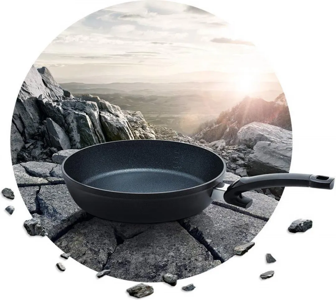 Fissler Adamant Comfort Koekenpannenset 24+28cm - 2 Stuks - Zwart