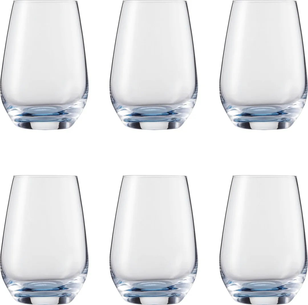 Schott Zwiesel Vina Touch Waterglas 0.4L - Blauw - 6 Stuks