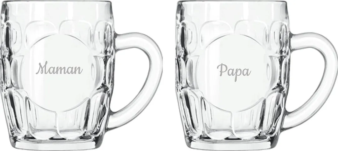 Libbey Bierpul Maman & Papa