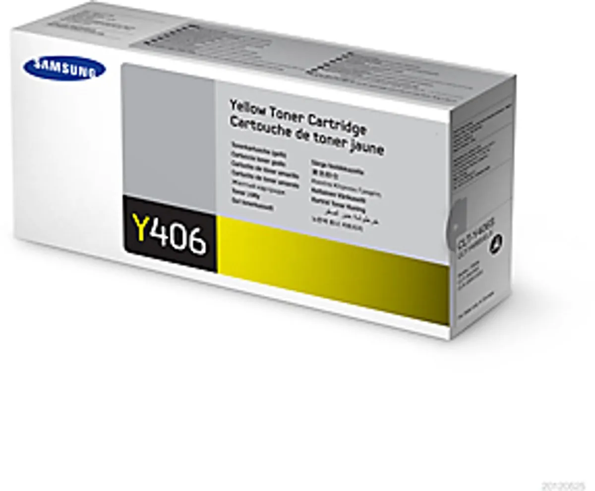 Samsung CLT-Y406S Tonercartridge - Geel - 1000 pagina's