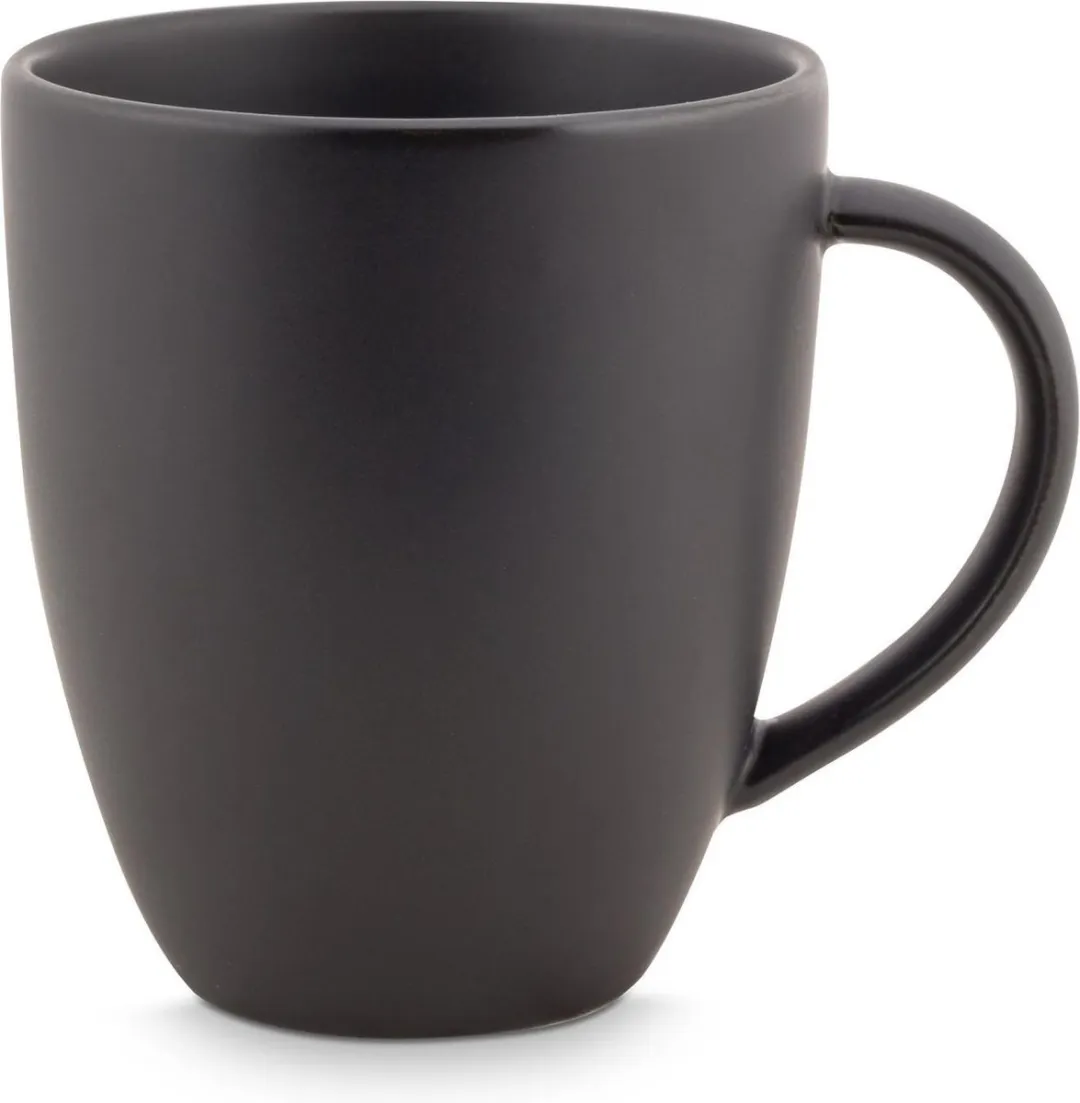 vtwonen Basic 52.020.015 Serviesset - 6 Personen - Porselein Zwart
