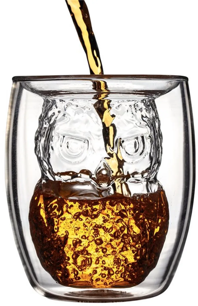 Harry Potter Hedwig 3D Drinkglas - Transparant
