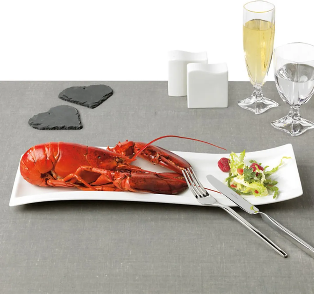 Villeroy & Boch New Wave Antipastibord 42x15cm - Wit