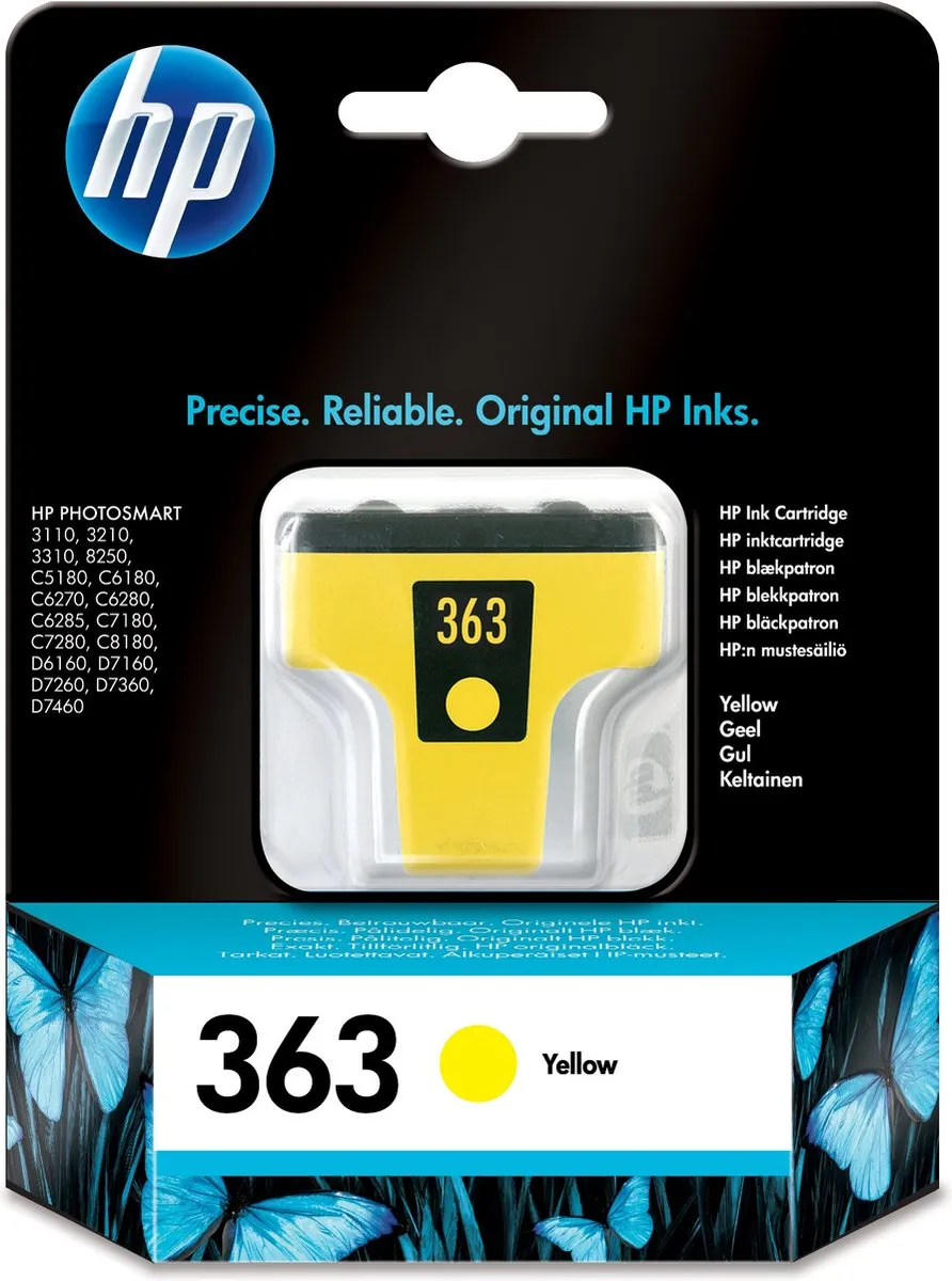 HP C8773EE Inktcartridge Geel - 6ml
