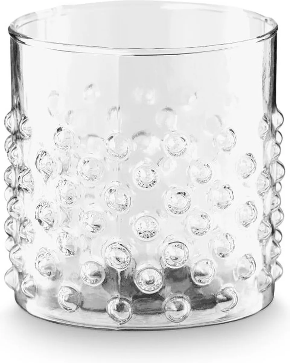vtwonen Waterglazen Dots - 4 Stuks 300ml