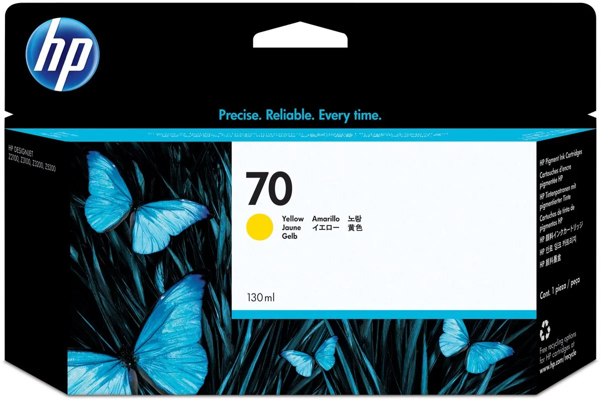 HP C9454A Geel Inktcartridge - 130ml