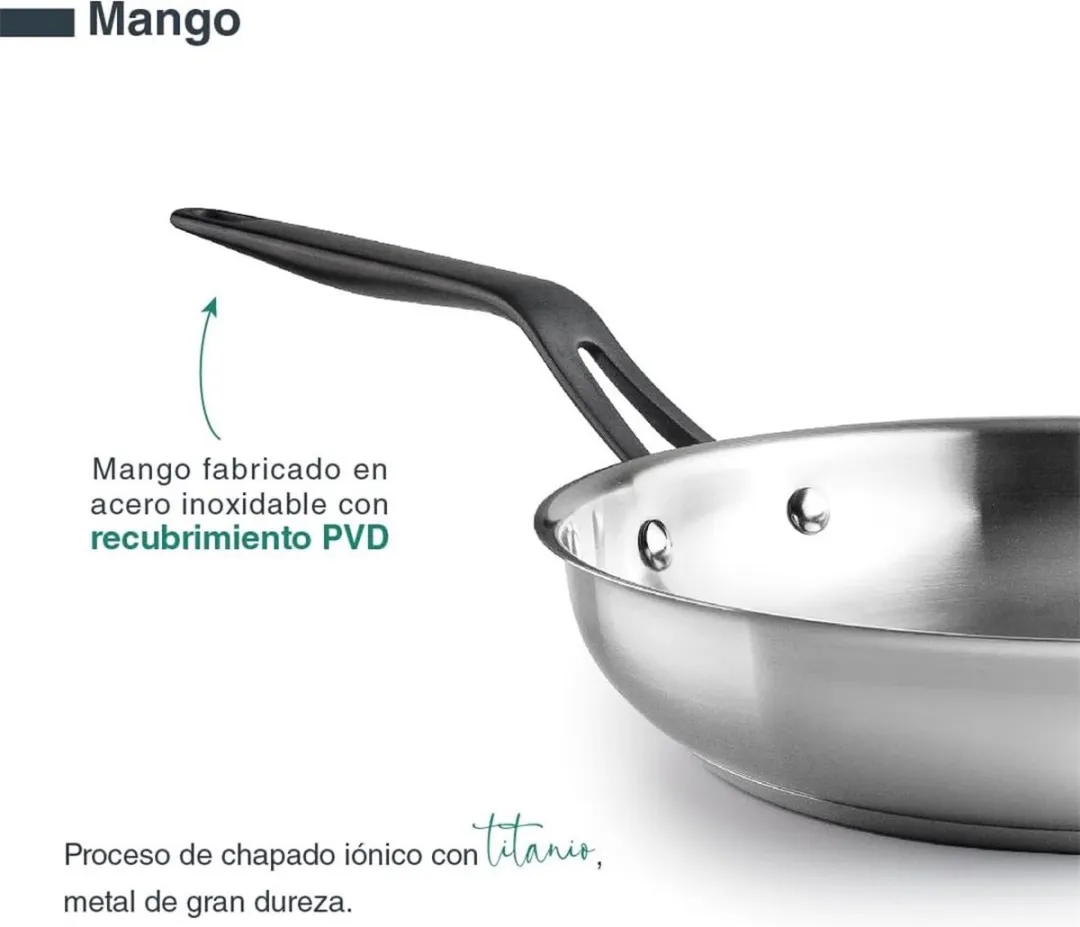 Lacor Origin Koekenpan 18cm - Rvs - Zilver