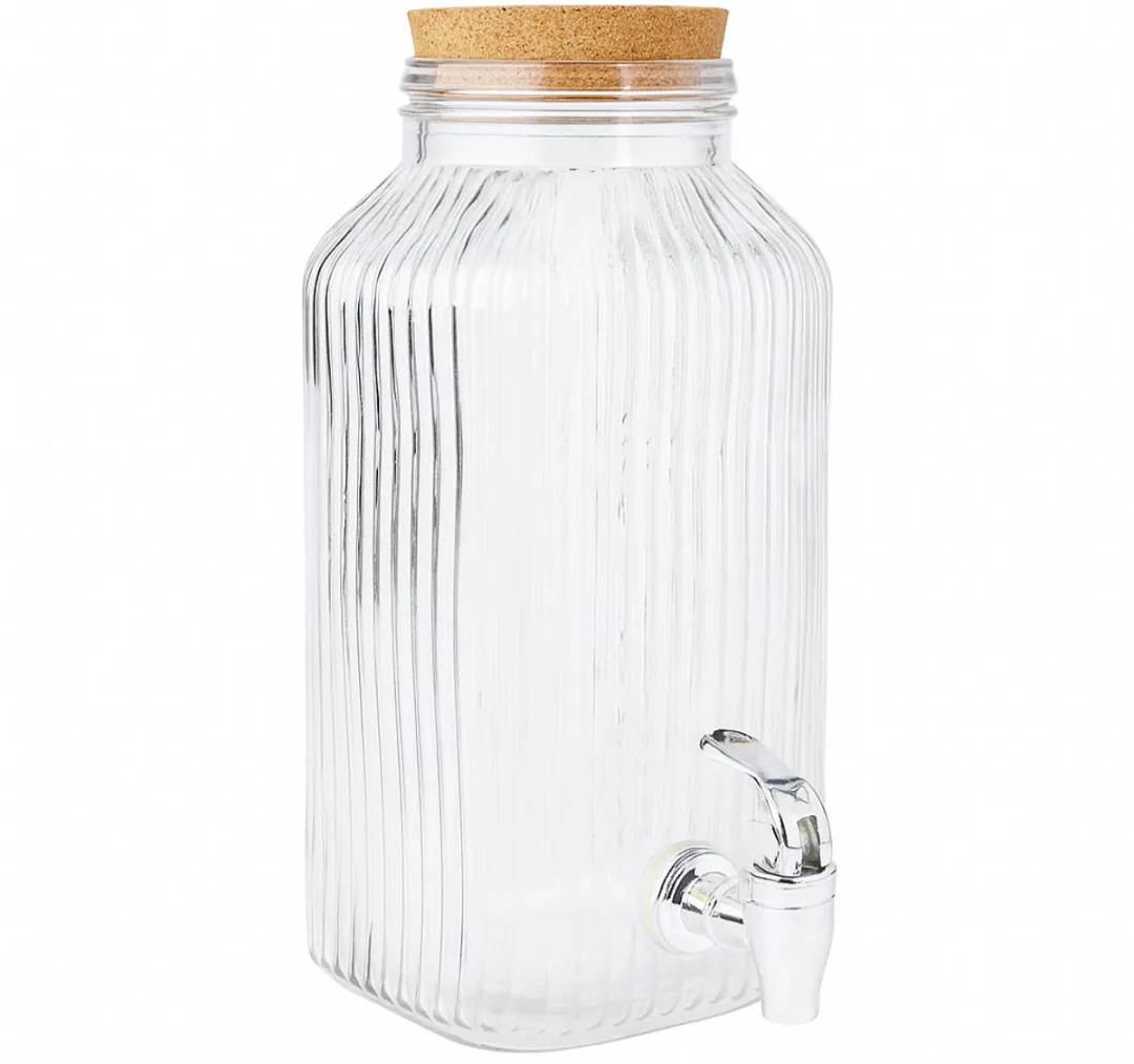 Cosy&Trendy Drankdispenser Raya 3,35L - Glas - Transparant