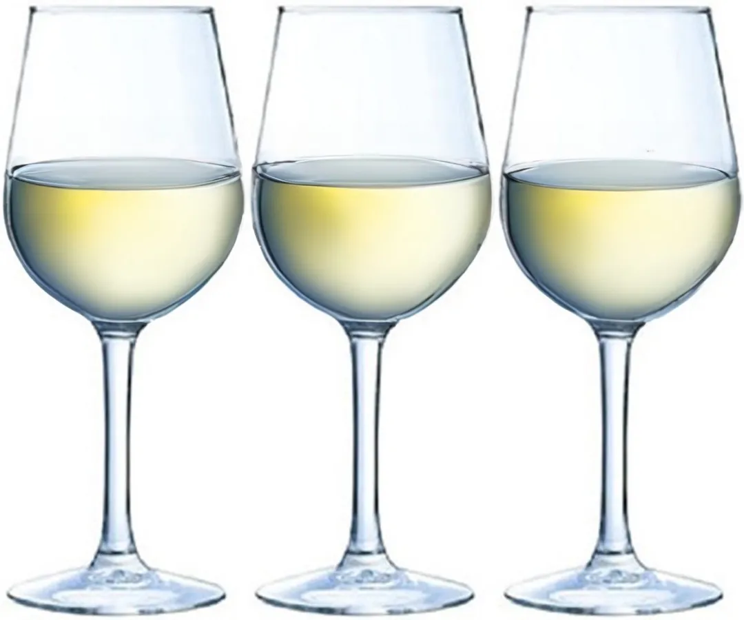 Arcoroc Luxe Wijnglazen Wit 270ml - 6 Stuks - Transparant