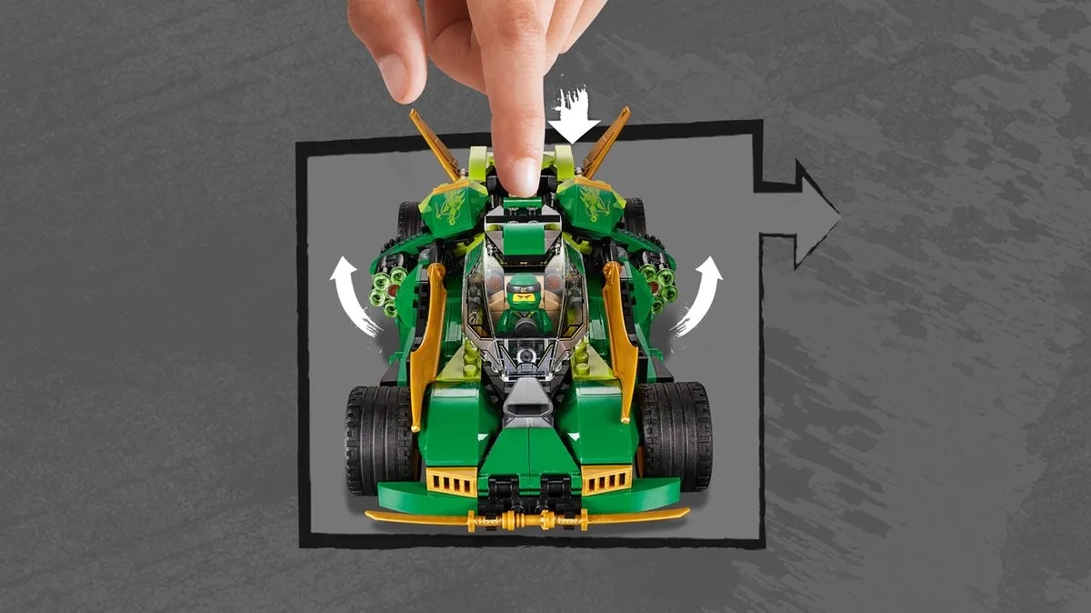 LEGO Ninjago Ninja Nachtracer 70641 - 552 Stukken - afbeelding 6 van 6
