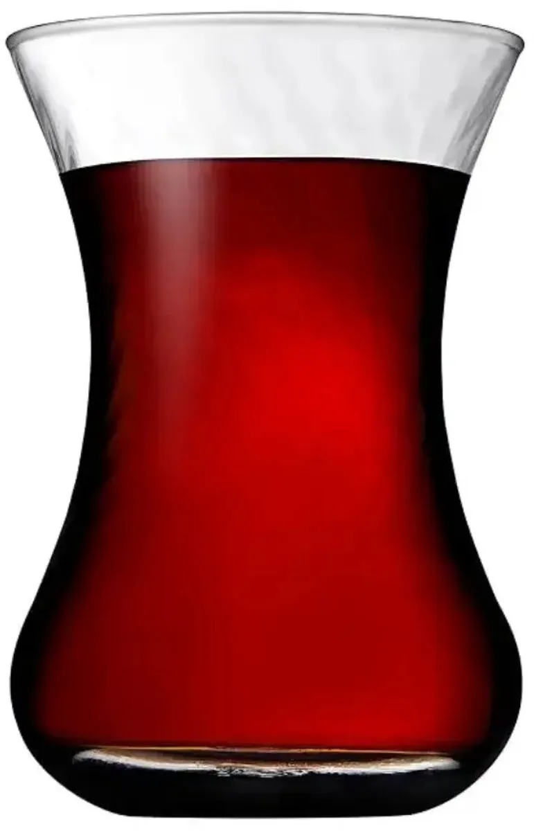 Pasabahce Ince Belli Theeglazen Set 6x125ml - Transparant