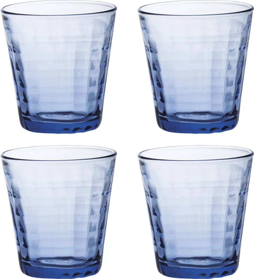 Duralex Prisme Marine Beker - 22cl - 4 Stuks
