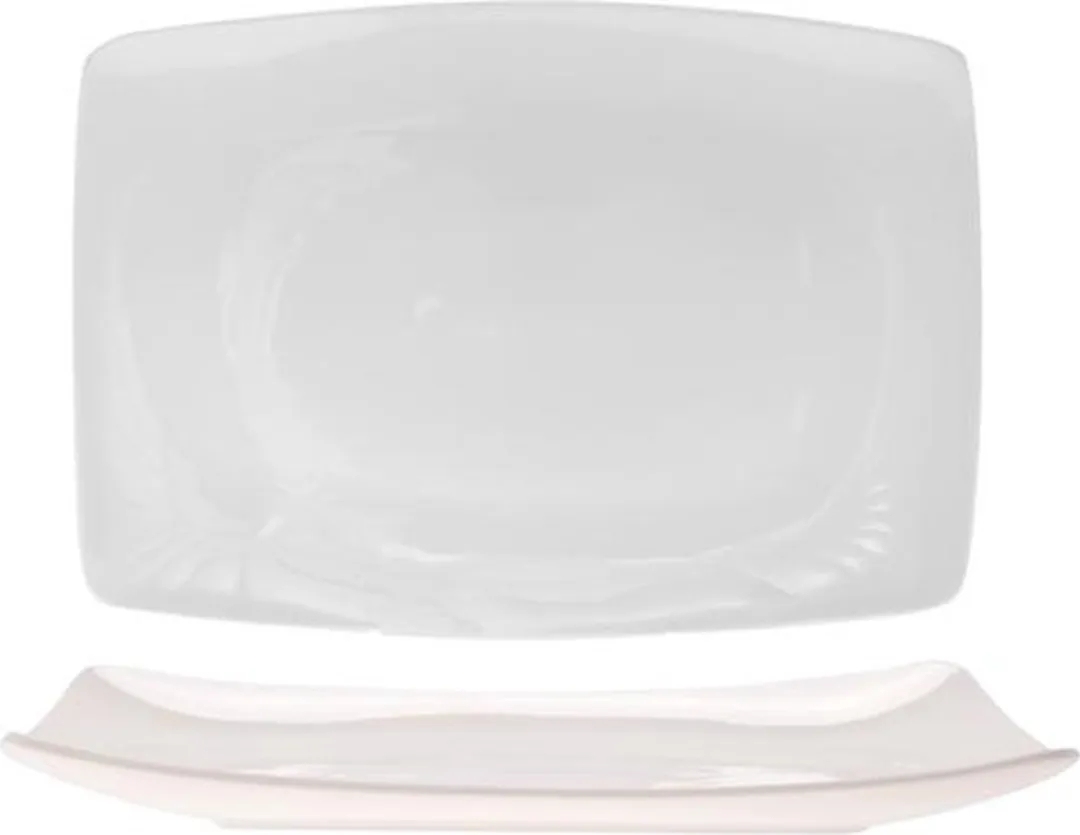 Cosy&Trendy Multi NBC Plate Rechthoekig 33x26cm - Wit