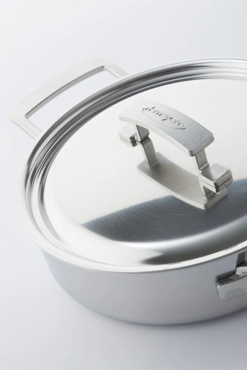 Demeyere Industry 5 Lage Kookpot 24cm 3.7L - Zilver