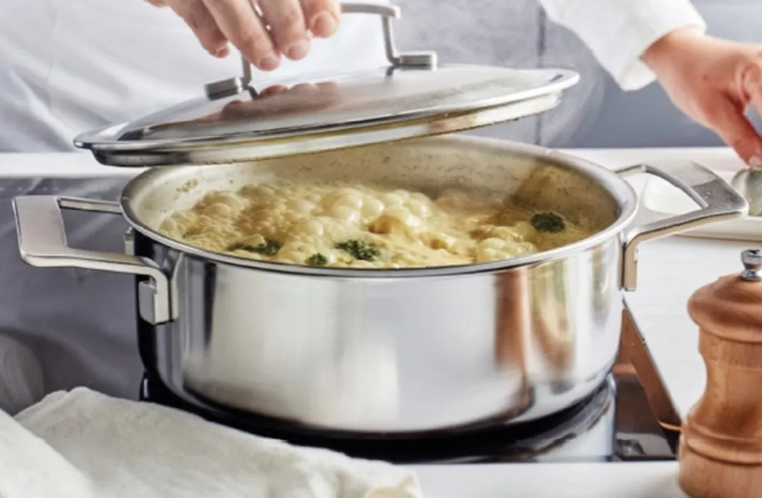 Demeyere Industry 5 Lage Kookpot 24cm 3.7L - Zilver