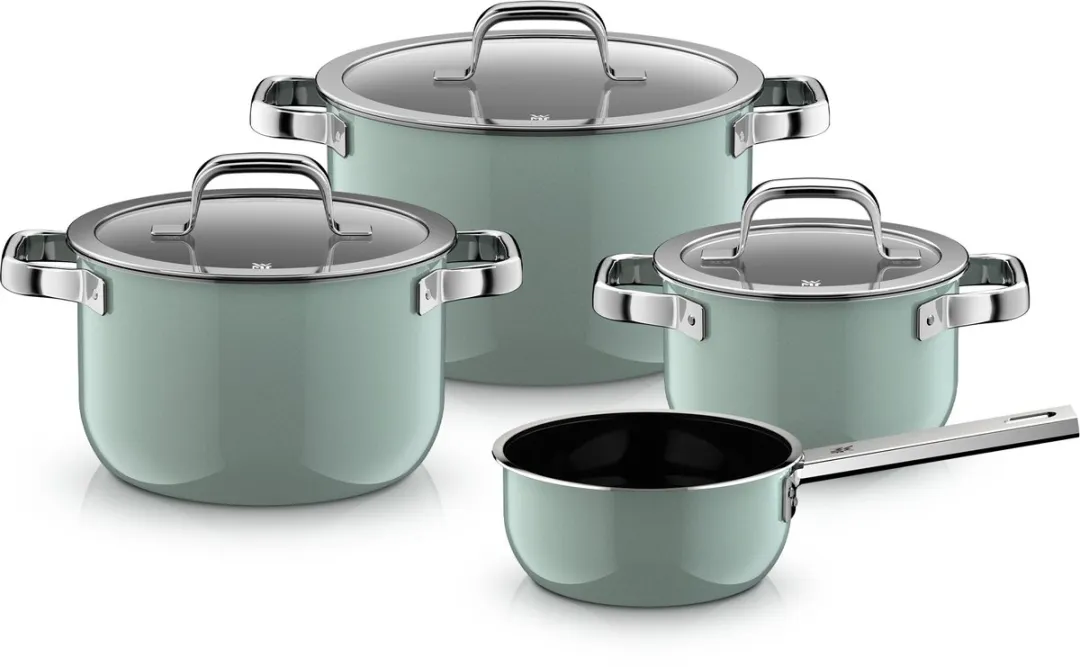 WMF Fusiontec 2.0 Mineral Pro Pannenset 4-delig Eucalyptus Haze