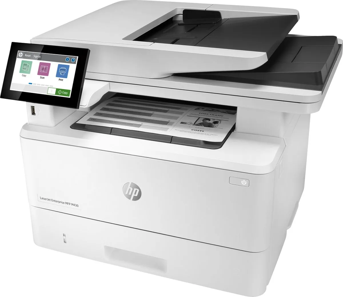 HP LaserJet Enterprise MFP M430f - 350 Vel - Wit - afbeelding 6 van 6