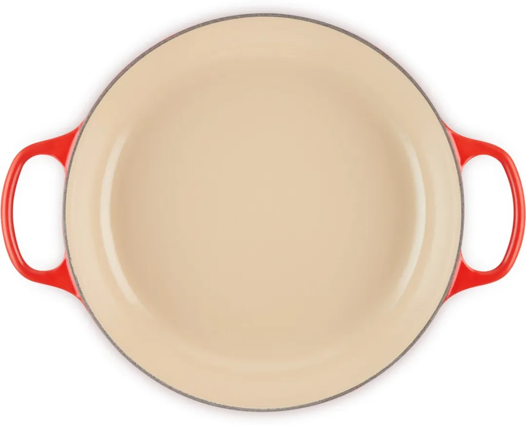 Le Creuset Braadpan Campagnard Ø30cm - Gietijzer - Kersenrood