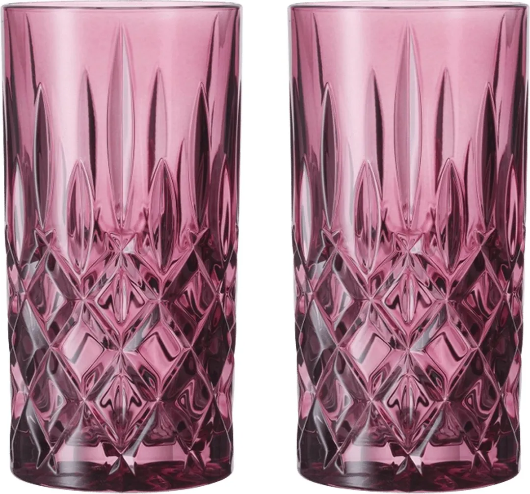 Nachtmann Noblesse Longdrinkglas 39,5 Cl Paars - 2 Stuks