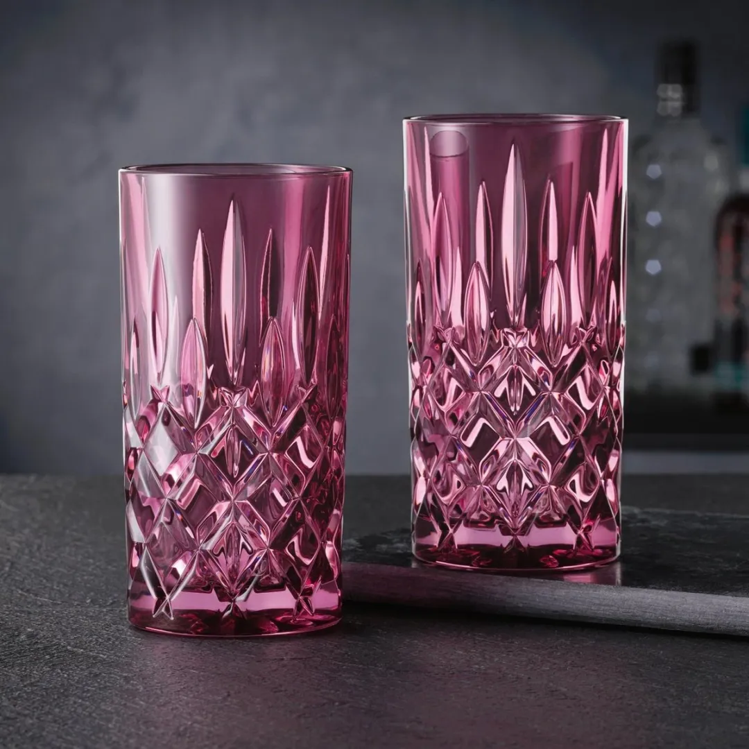 Nachtmann Noblesse Longdrinkglas 39,5 Cl Paars - 2 Stuks