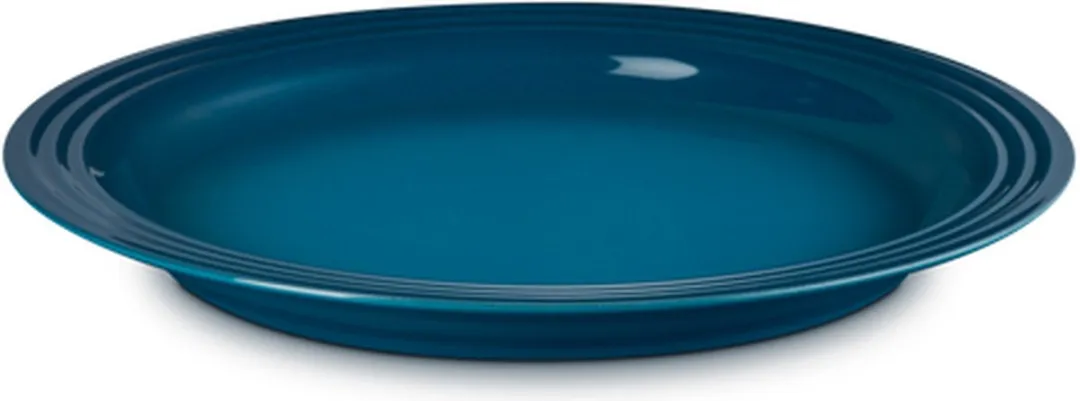 Le Creuset Aardewerken Dinerbord Deep Teal 27cm - 4 Stuks