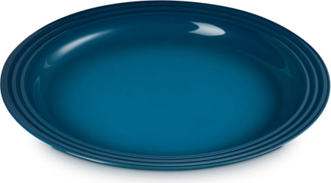Le Creuset Aardewerken Dinerbord Deep Teal 27cm - 4 Stuks