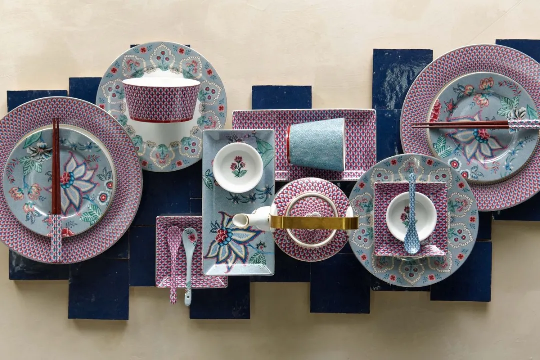 Pip Studio Sushi Giftset - 6-delig - Blauw