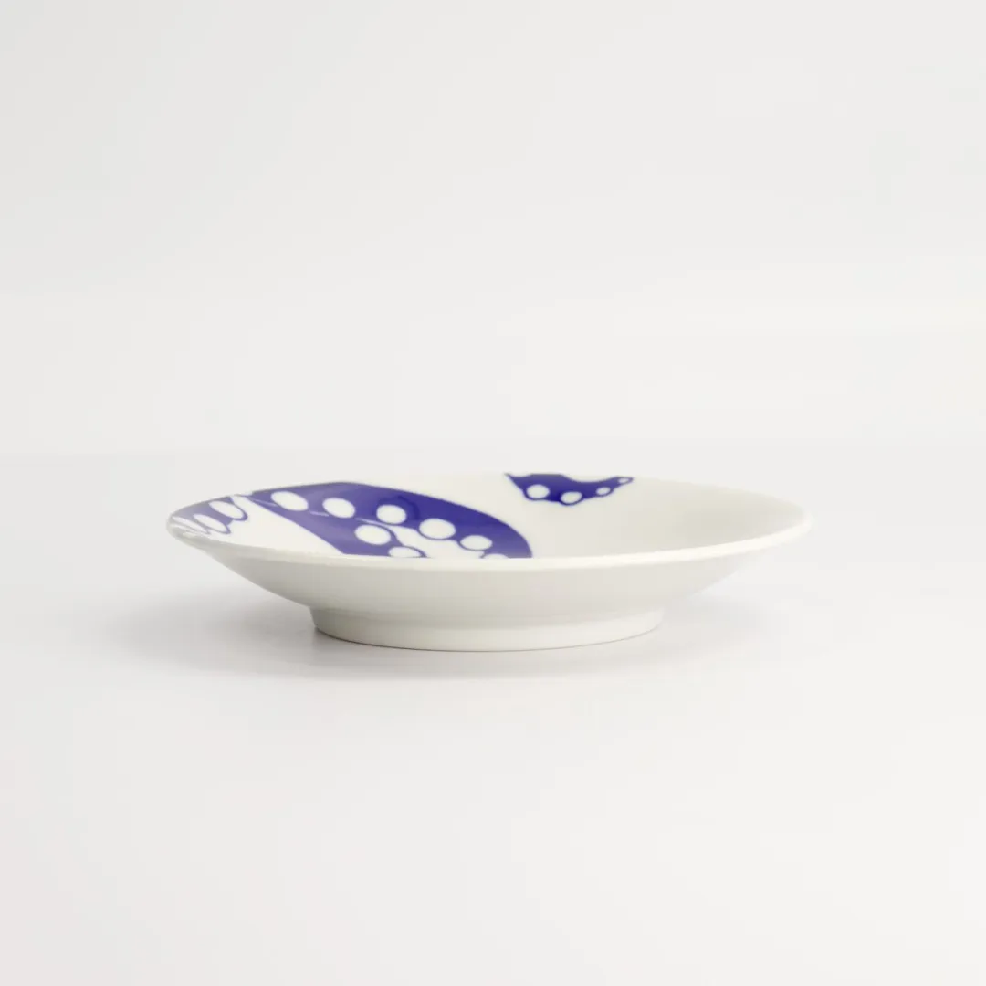 Tokyo Design Studio Kawaii Pinguïn Bord - 13.7x2.4cm - Blauw/wit