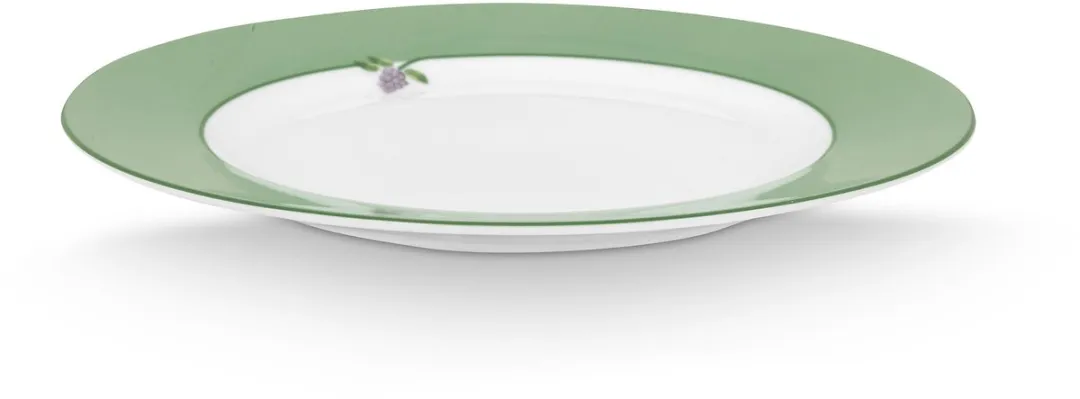 Pip Studio Lily & Lotus Ontbijtbord 23cm - Lichtgroen - Porselein