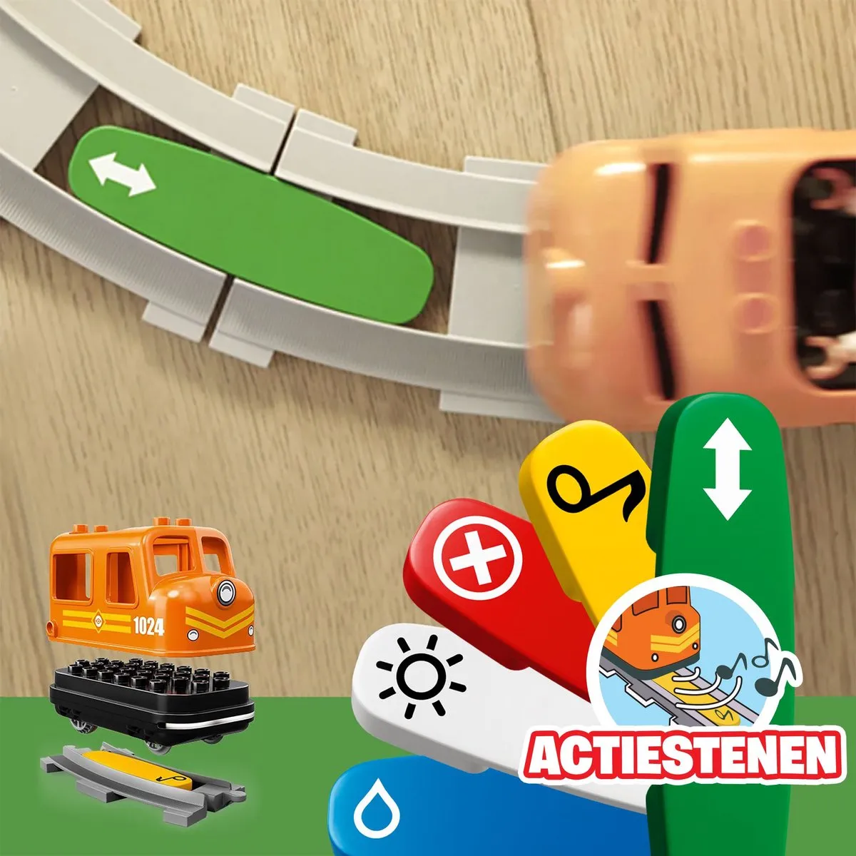 LEGO DUPLO Goederentrein 10875 - 105 Stukken - Groen