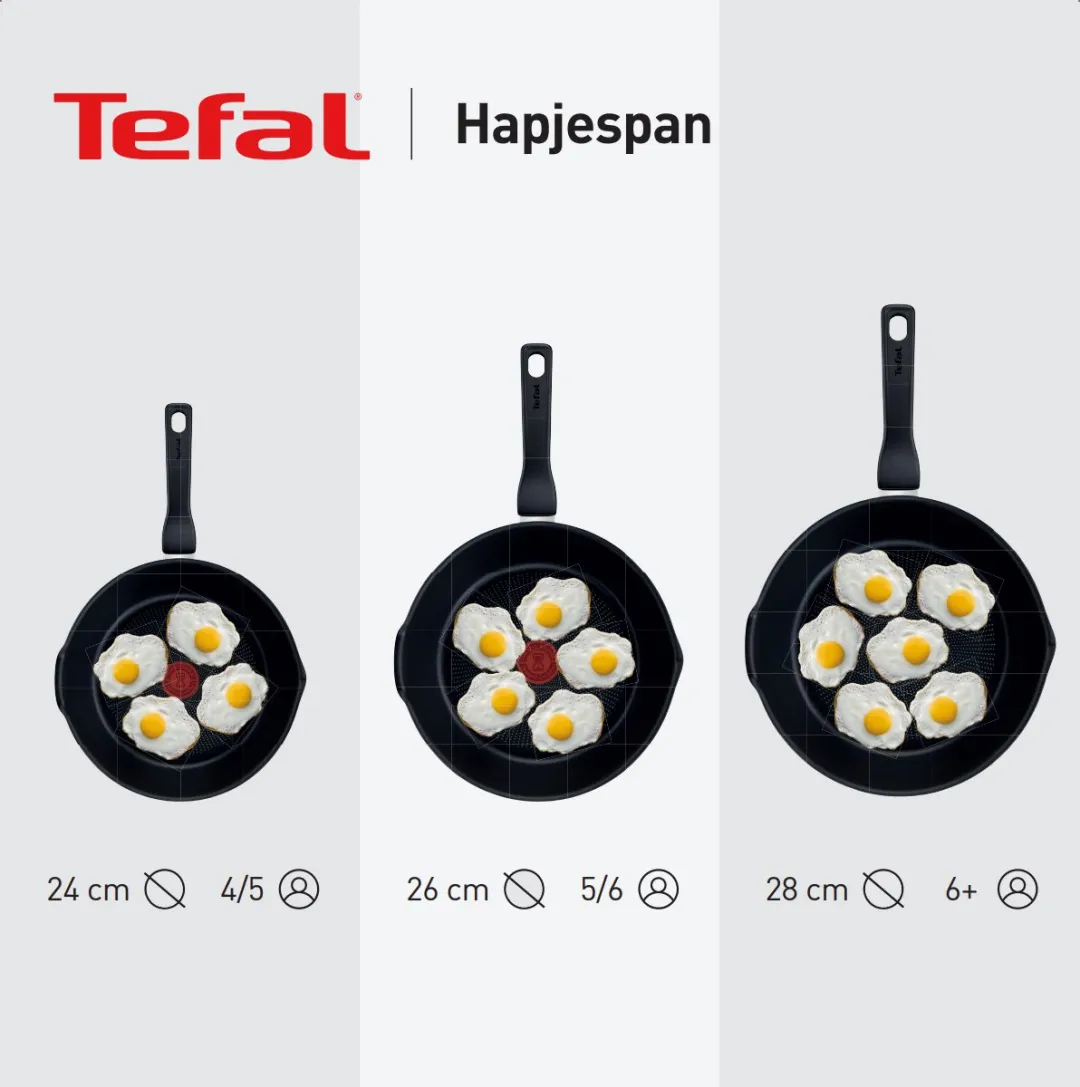 Tefal Titanium Fusion Hapjespan 24cm - Inductie