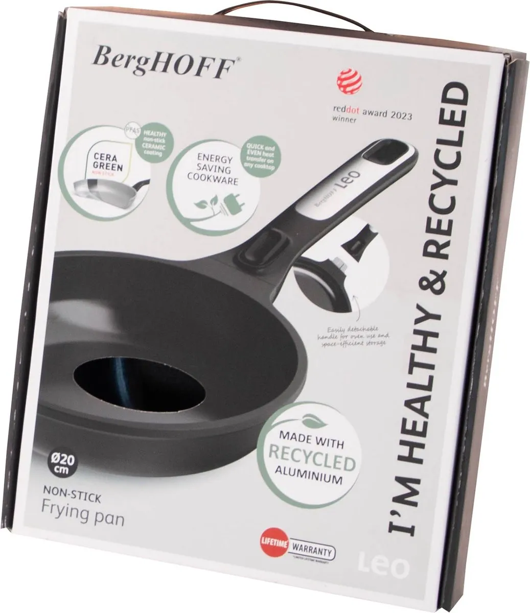 BergHOFF LEO Braadpan Phantom Ø20cm - Zwart